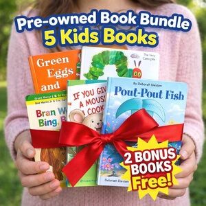 (PreK-3rd) Kids Book Bundle 5 The Good Egg Pick Me + 2 Bonus Puppy Sesame Street